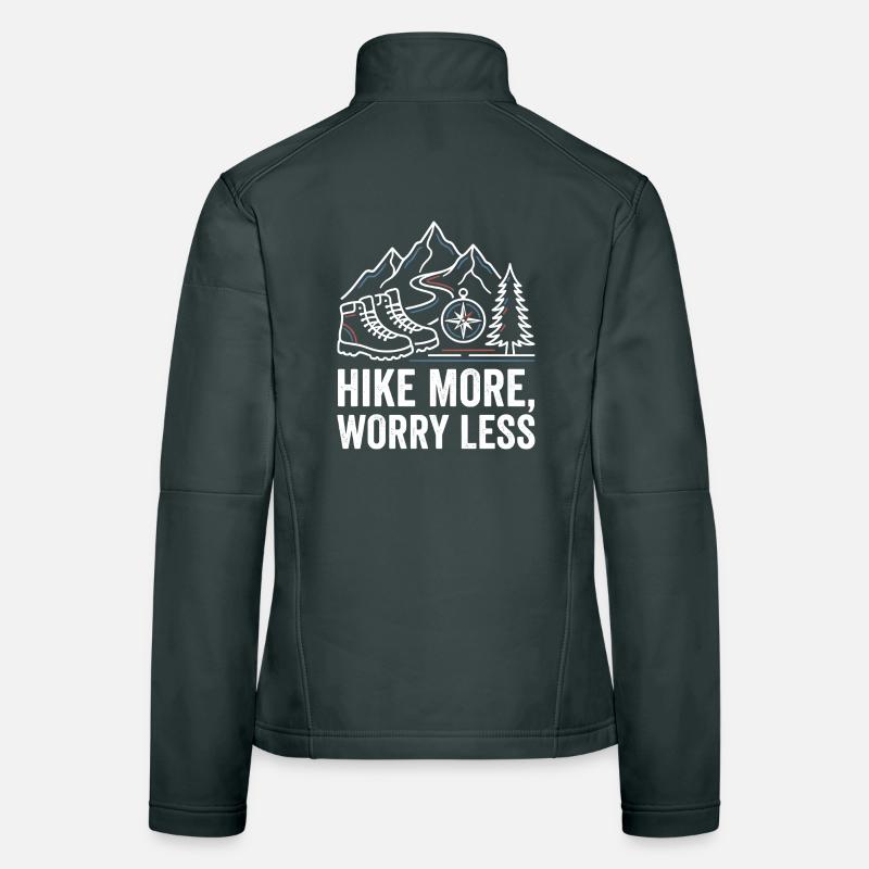 Hike More Worry Less Women's Softshell Jacket