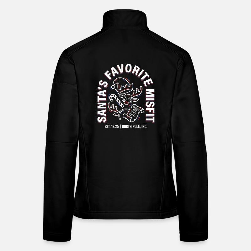 Santa’s Favorite Little Misfit Reindeer Frauen Softshelljacke