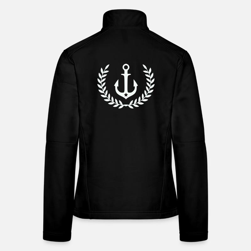 Anchor in the laurel wreath Women's Softshell Jacket