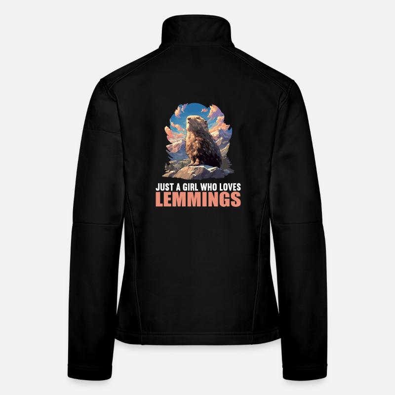 Lemminge Lemming Frauen Softshelljacke