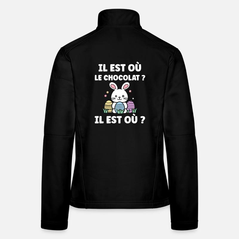 Wo ist die Schokolade? Frauen Softshelljacke