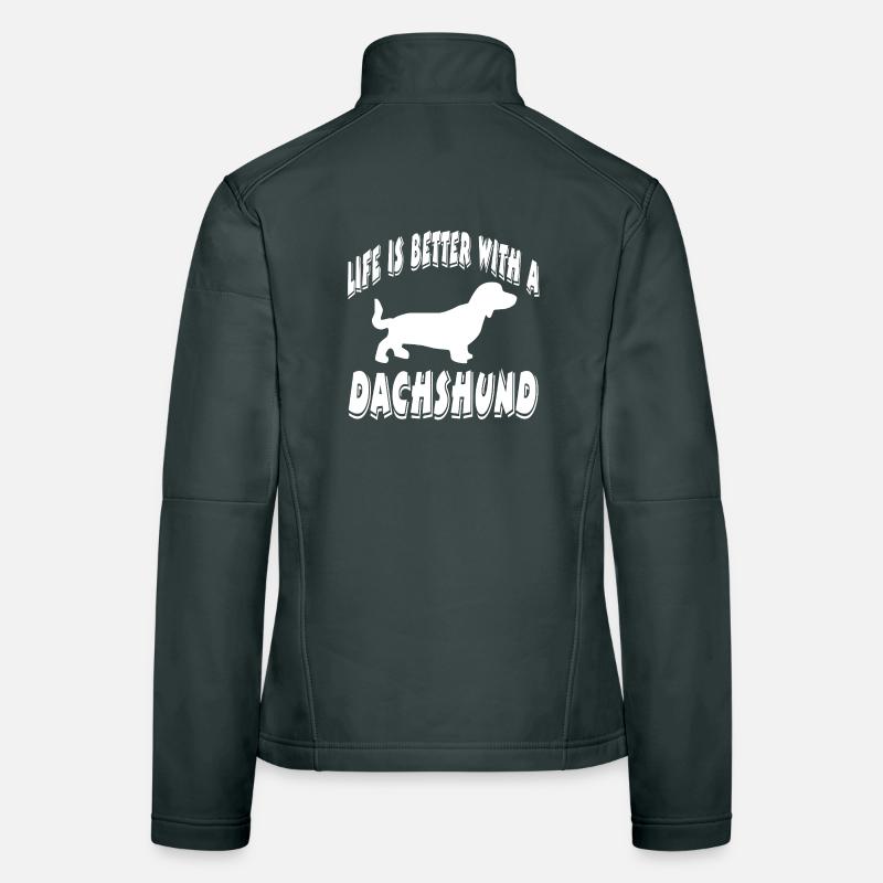 Teckel Veste en tissu softshell Femme