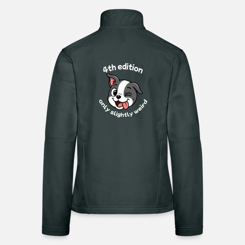 4e édition - Blanc Veste en tissu softshell Femme