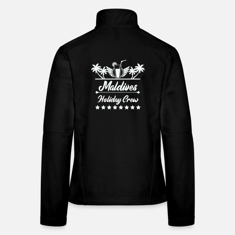 Équipe de vacances aux Maldives Veste en tissu softshell Femme