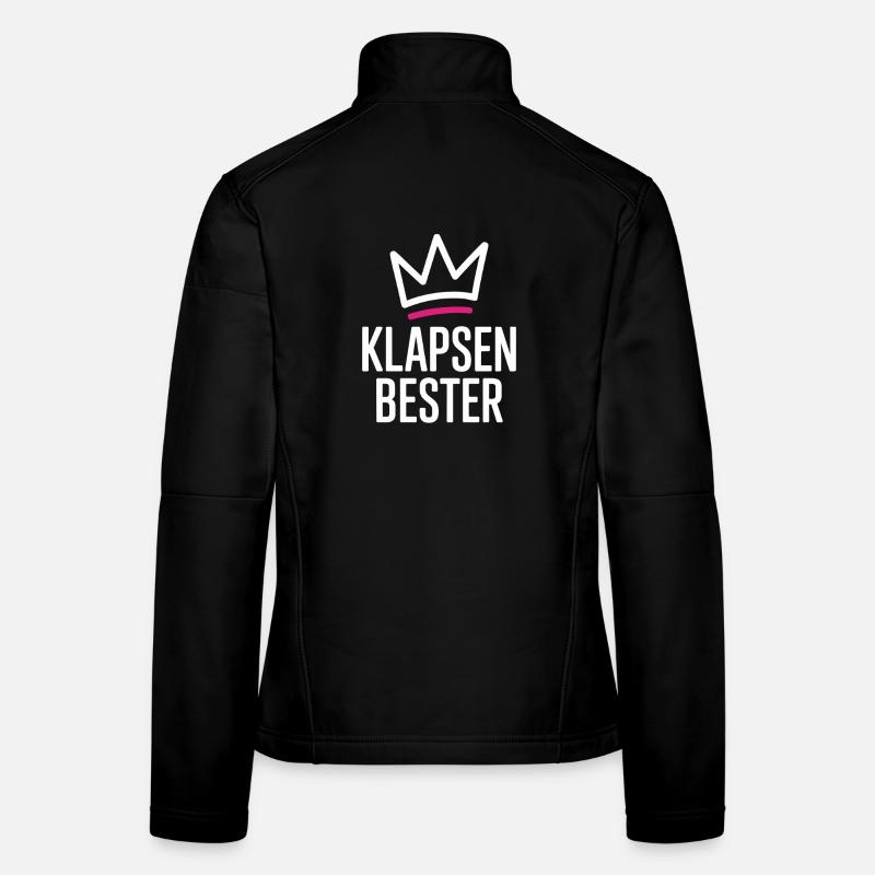 Klapsenbester Durchgeknallt Irrenhaus Büro Spruch Frauen Softshelljacke
