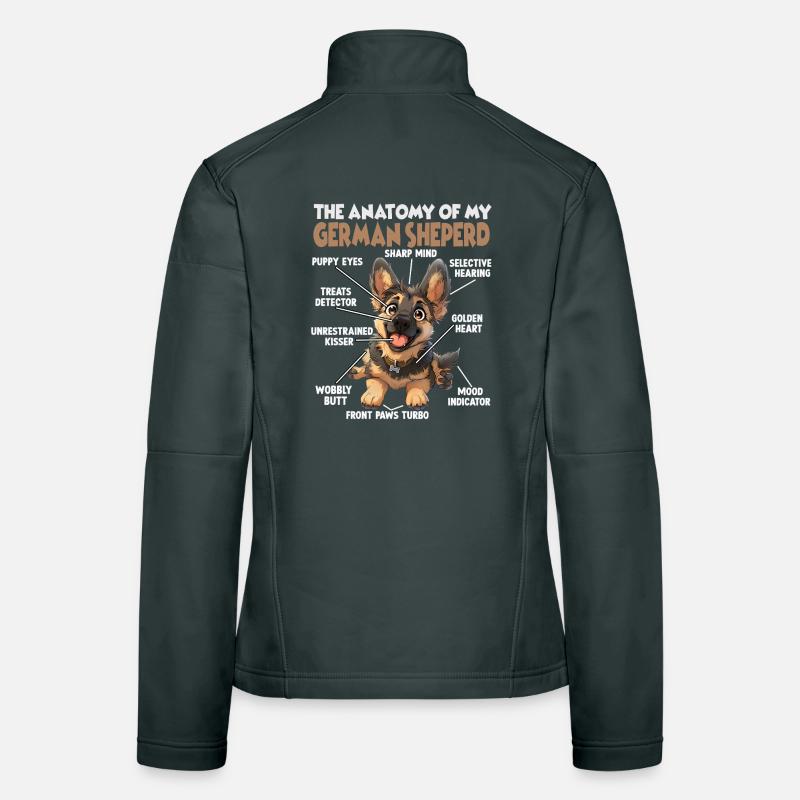 Deutscher Schäferhund Hundehalter Geschenk Gassi T Frauen Softshelljacke