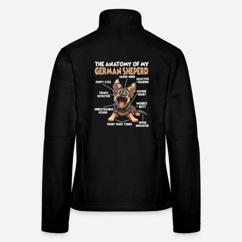 German Shepherd Dog Owner Dog Lover Women's Softshell Jacket