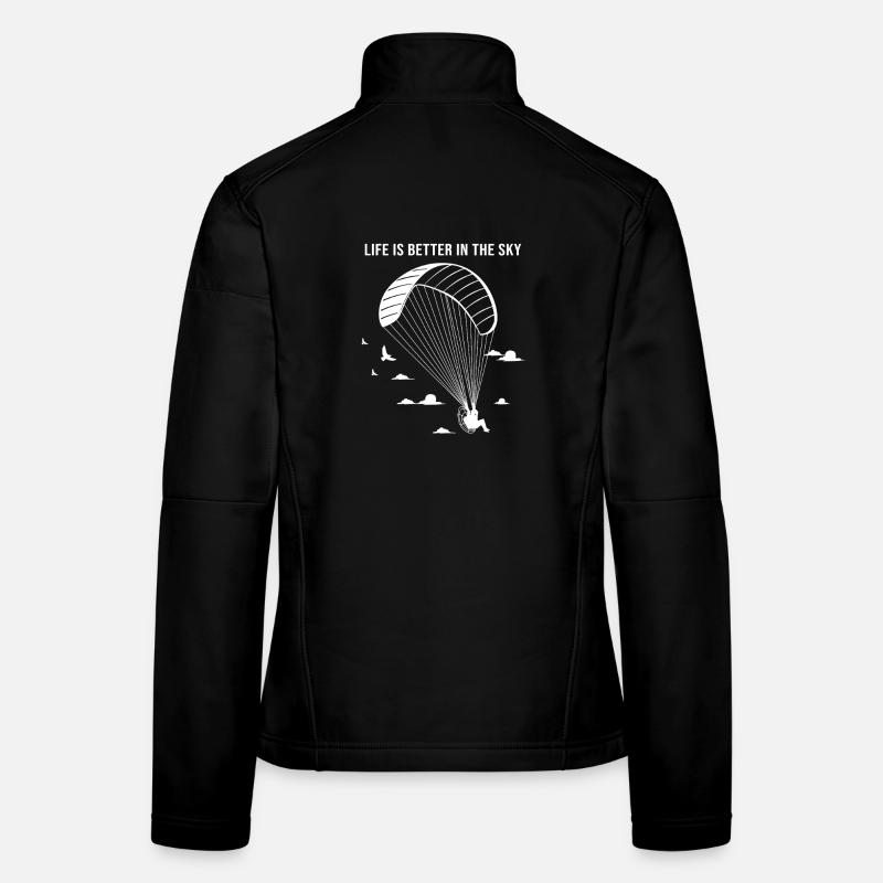 Parapente en parachutisme Veste en tissu softshell Femme