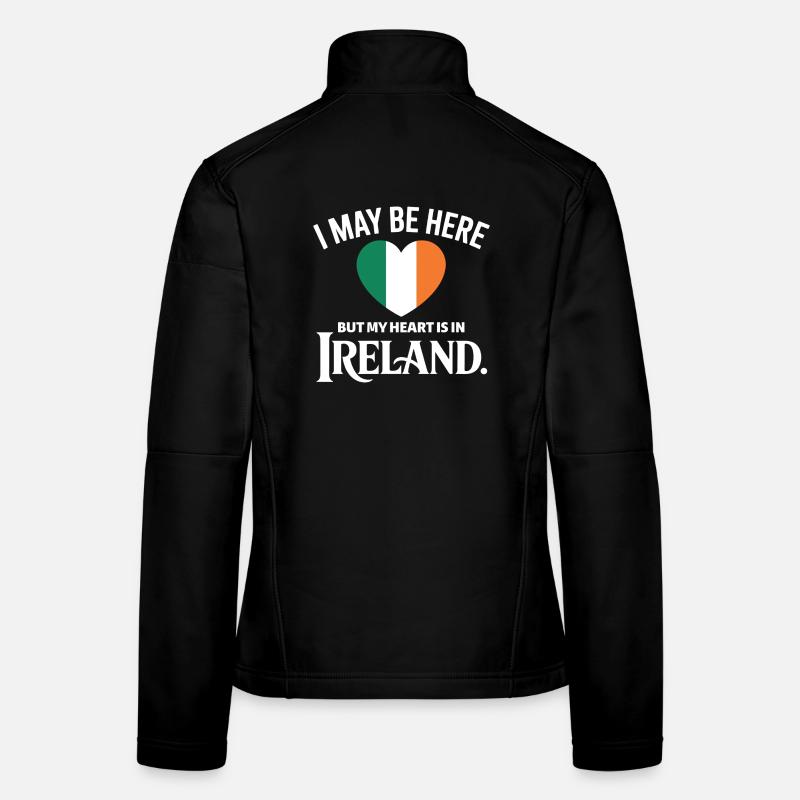 Ireland Heartbeat Design Women's Softshell Jacket