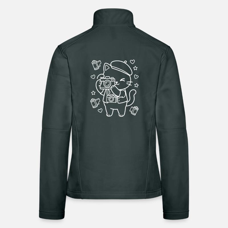 Fotograf Kawaii Katzen Frauen Softshelljacke