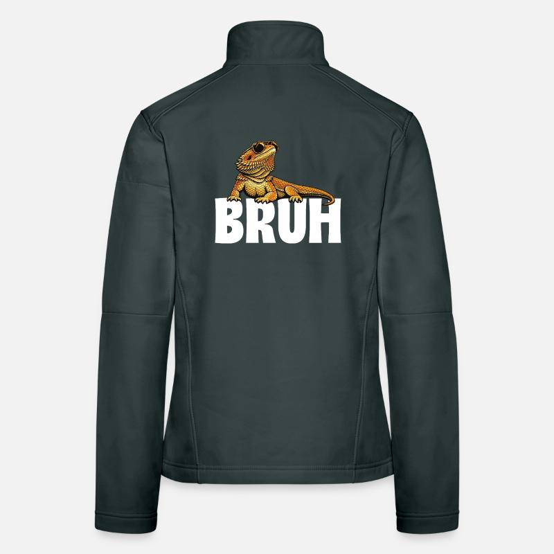 Bruh Bartagrache Lustiger Bartagame Frauen Softshelljacke