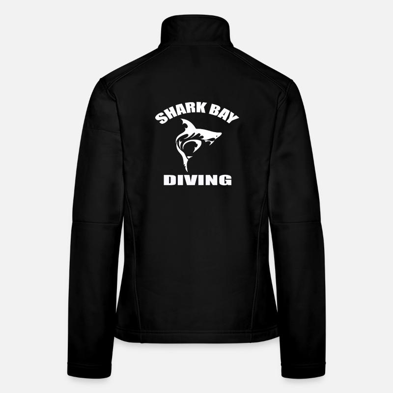 PLONGÉE À SHARK BAY Veste en tissu softshell Femme