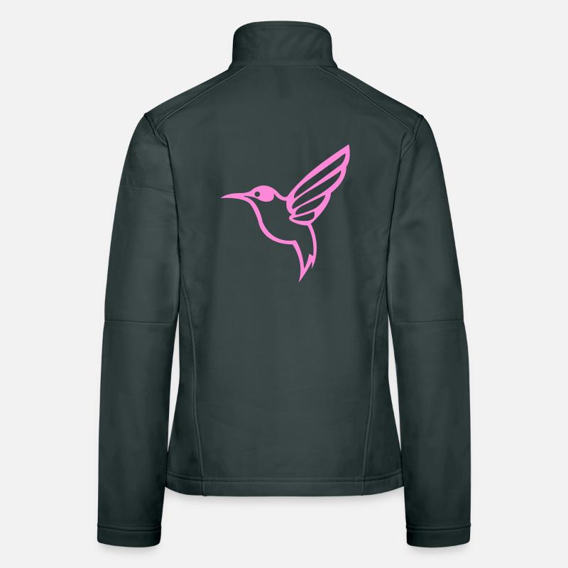 Kolibri Vogel Frauen Softshelljacke