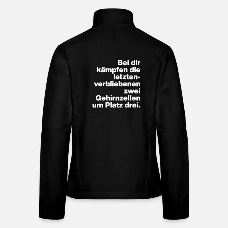 CASSE-TÊTES, SARCASME, DISPUTE MALICIEUSE AVEC TOI Veste en tissu softshell Femme
