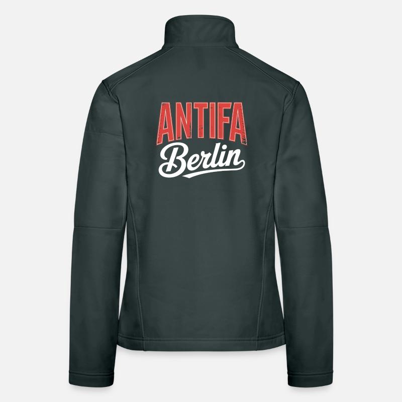 Antifa Berlin - Antifascist Tee Women's Softshell Jacket