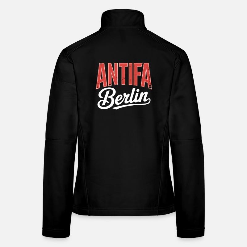 Antifa Berlin – Antifaschistischer Tee Frauen Softshelljacke