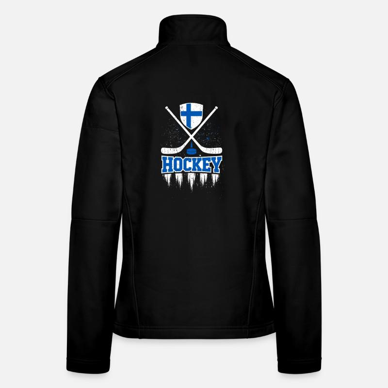 Finnish Hockey Shield Graphic Women's Softshell Jacket