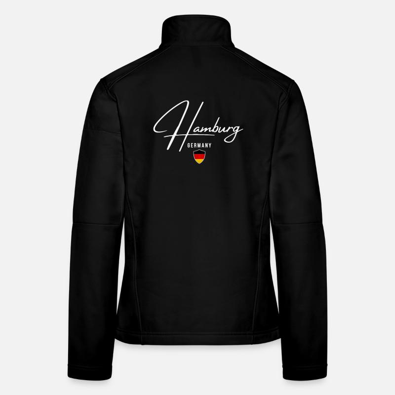 Hambourg, Allemagne, design élégant Hambourg Veste en tissu softshell Femme