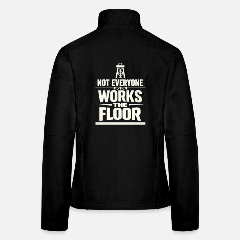 Offshore-bohrer-rig-bohrer Bohrboden Offshore Frauen Softshelljacke