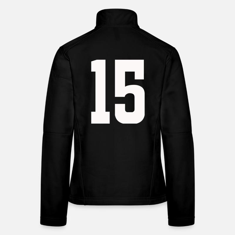 Numéro 15 Veste en tissu softshell Femme