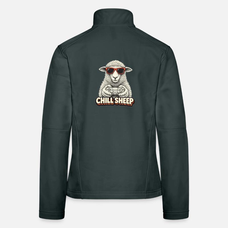 Chill Sheep mit Controller Frauen Softshelljacke
