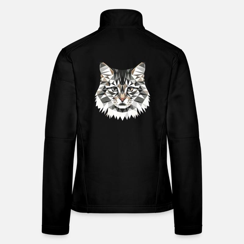 Chat de la forêt norvégienne Chat des forêts norvégiennes Veste en tissu softshell Femme