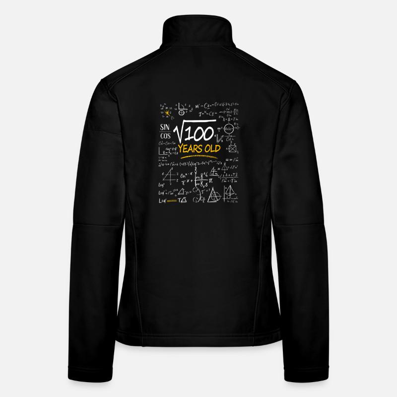 Formules mathématiques pour l’anniversaire de 10 ans drôles Veste en tissu softshell Femme