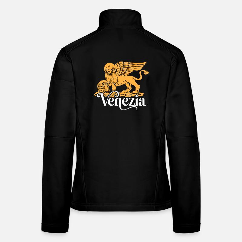 Venedig, Veneto, Italien, Löwe, Gonfalon, Serenissima Frauen Softshelljacke
