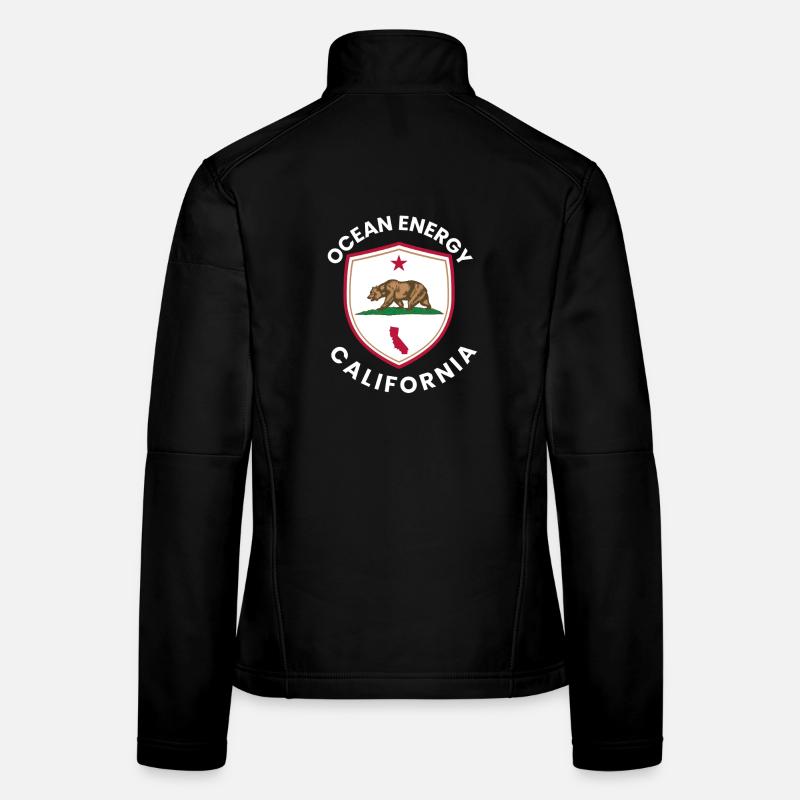 Ocean Energy California Wappen Frauen Softshelljacke