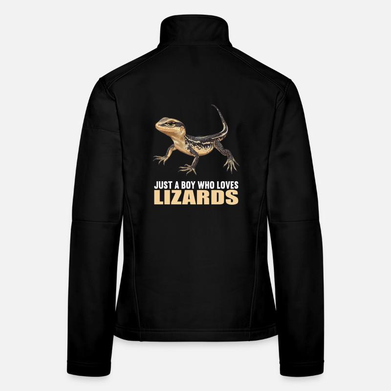 Eidechsen Eidechse Frauen Softshelljacke