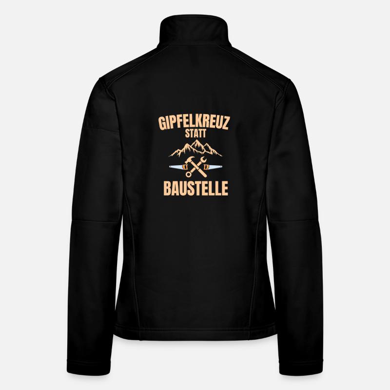 Wandern Handwerker-Gipfelkreuz statt Baustelle Frauen Softshelljacke