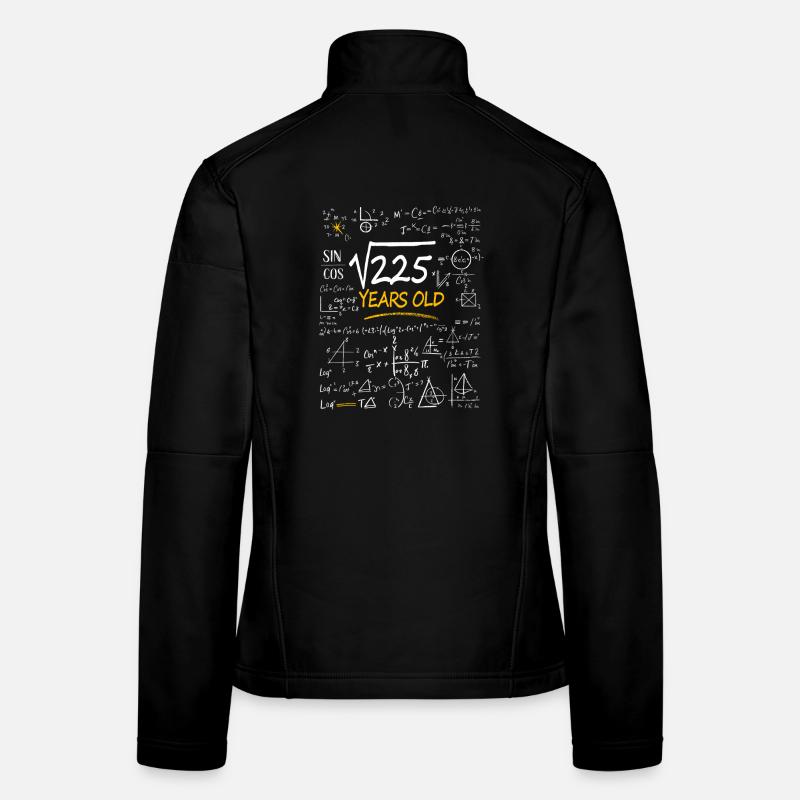 15 Jahre Geburtstag Mathematikformeln Lustig Frauen Softshelljacke