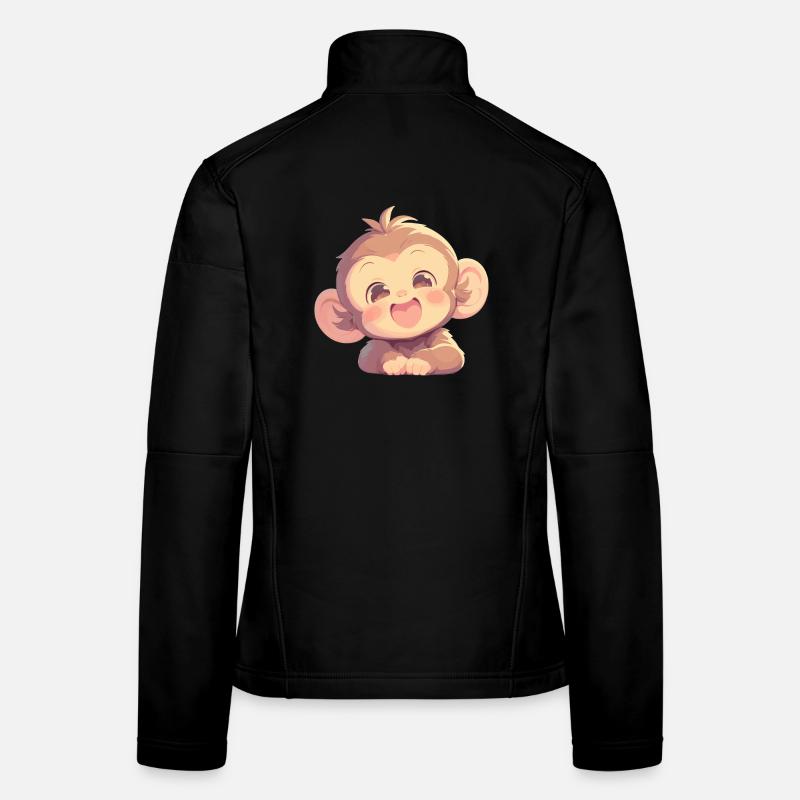 Macaque Macaque Veste en tissu softshell Femme