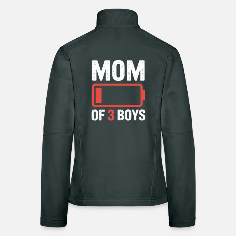 Mutter von 3 Jungen Batterie Frauen Softshelljacke