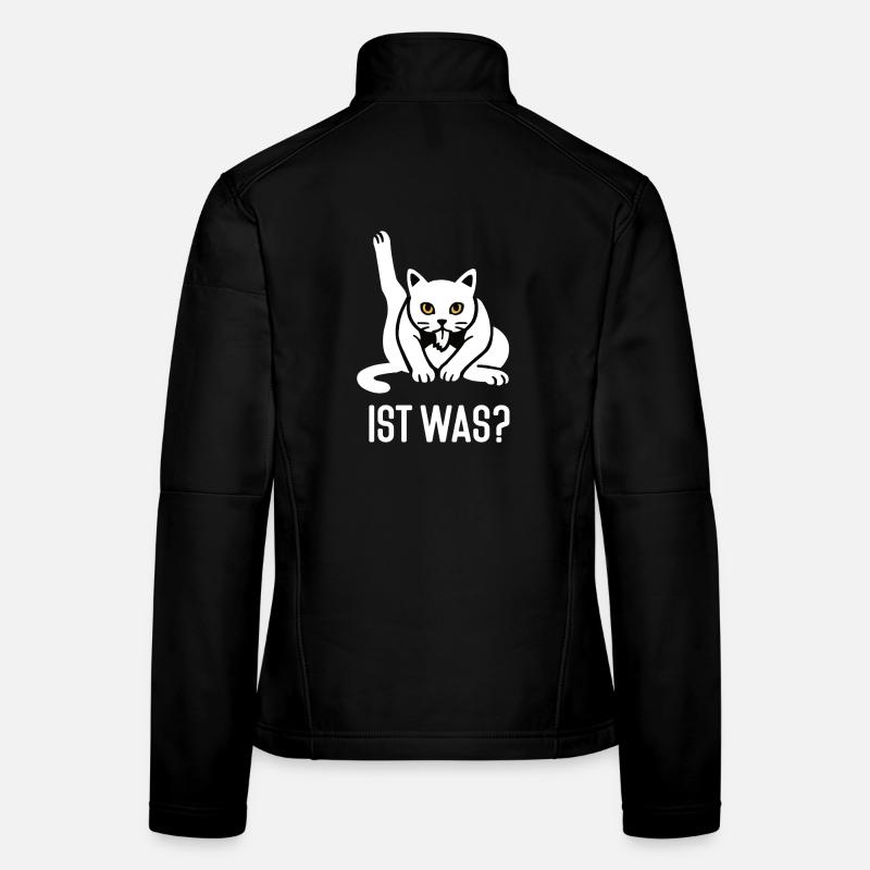 C’est quoi Drôle Chats Chats Chat Amateur de Chats Veste en tissu softshell Femme