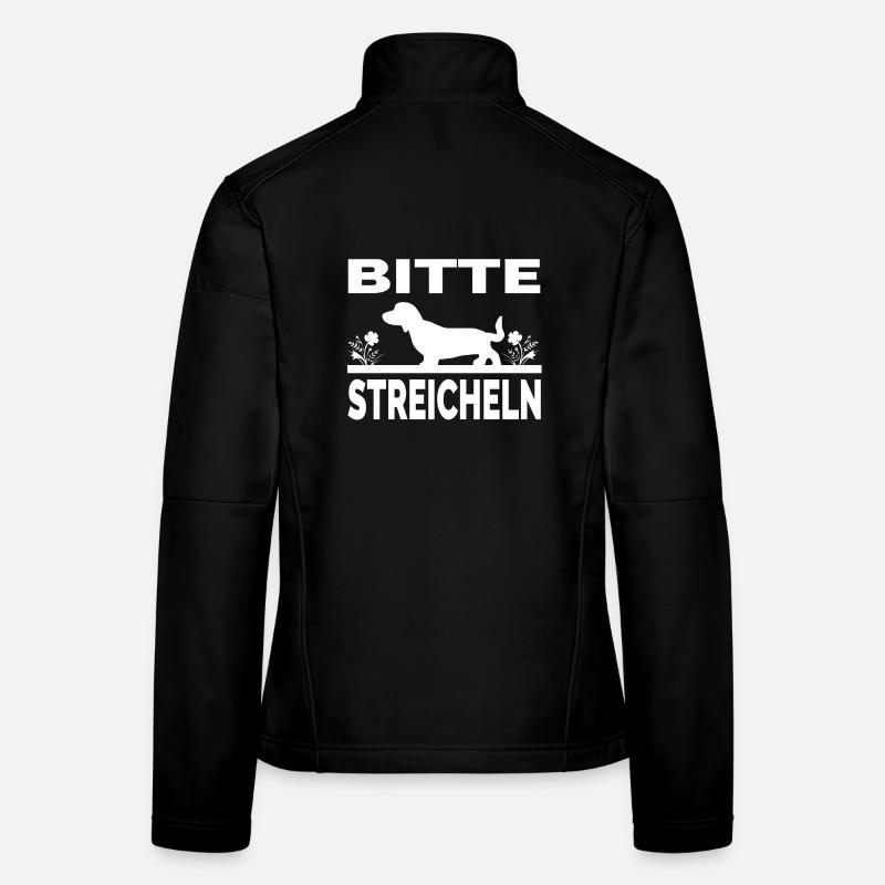 Teckel Veste en tissu softshell Femme