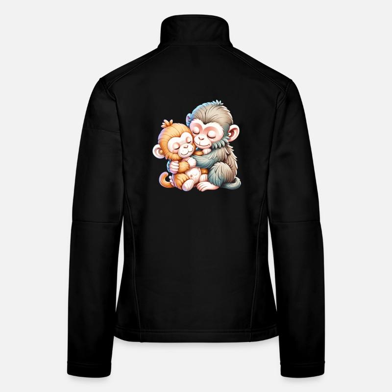 Hugging Monkey Duo Women's Softshell Jacket
