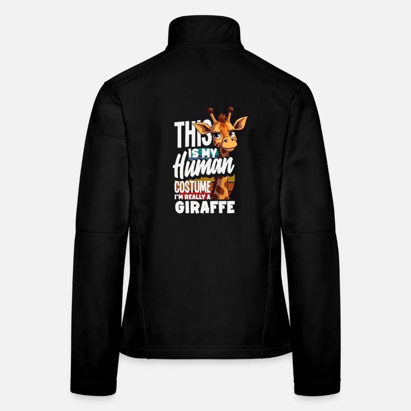 Das ist mein Menschen Kostüm Giraffe Frauen Softshelljacke