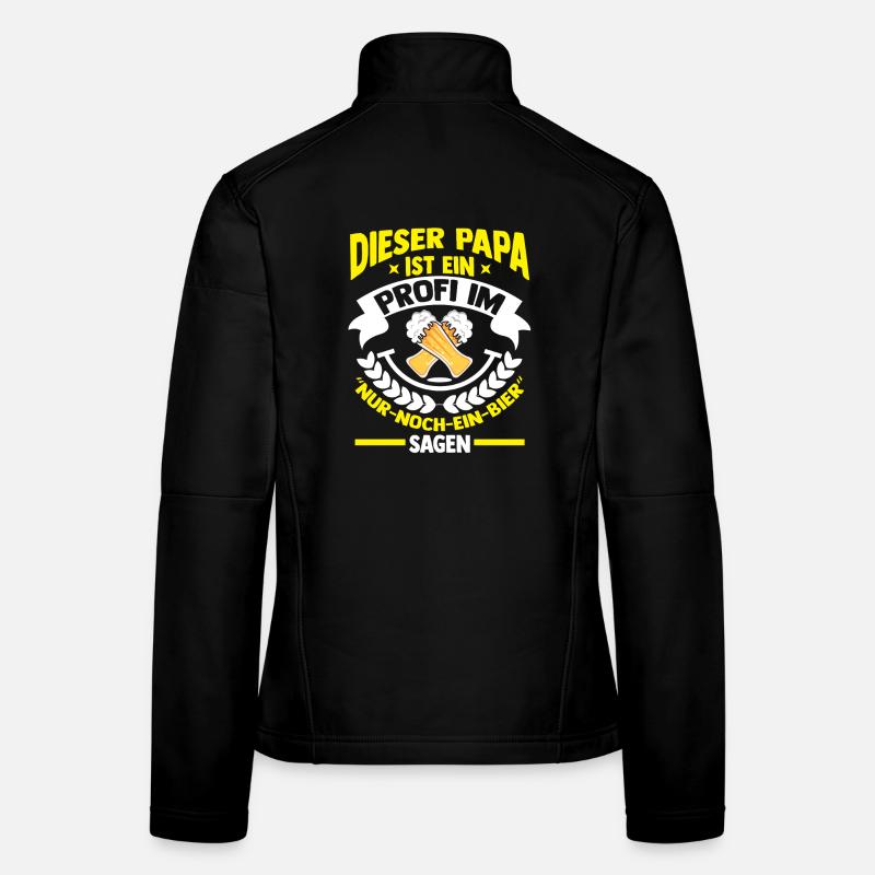 Beer Father Father's Day Dad Women's Softshell Jacket