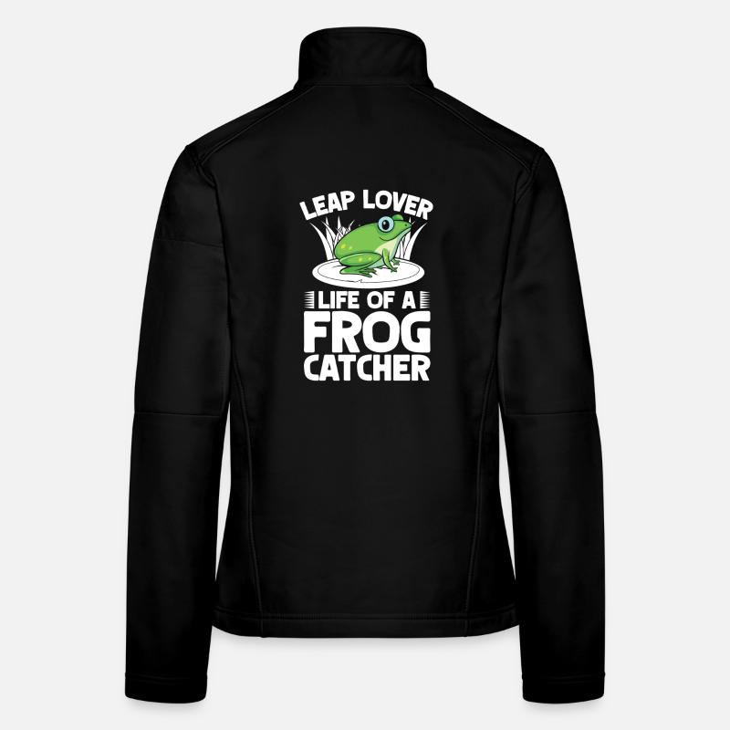 Frog Catcher Leap Lover Frog Frauen Softshelljacke