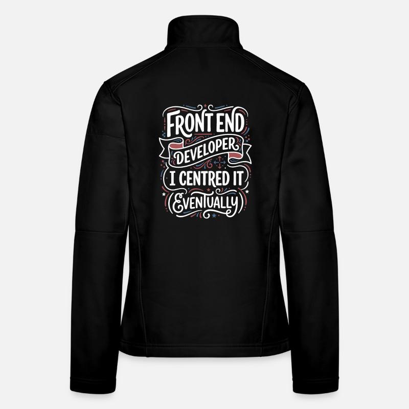 Développement frontend centré Veste en tissu softshell Femme