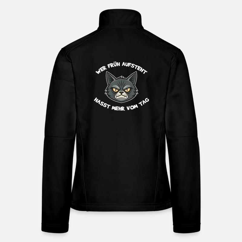 Si tu te lèves tôt, tu détestes plus de temps dans la journée Veste en tissu softshell Femme