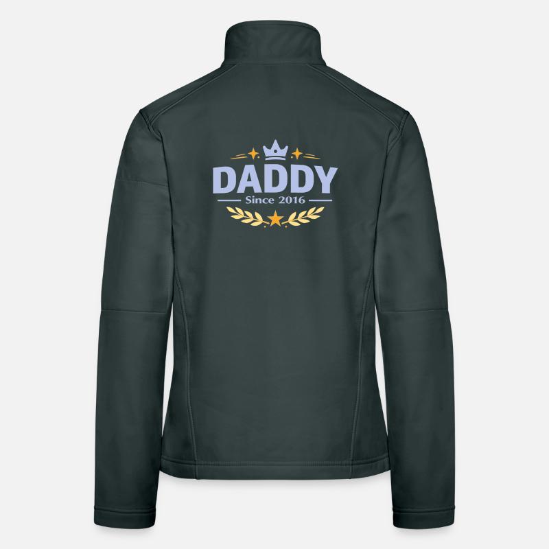 Daddy Since 2016 – Proud Dad Design Women's Softshell Jacket