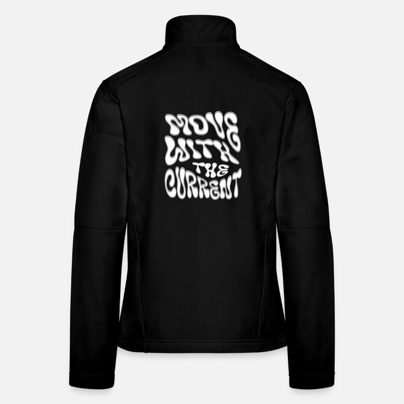 Évoluer avec le courant Veste en tissu softshell Femme
