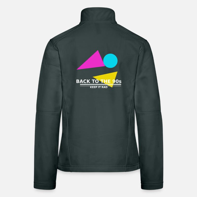 90s_tshirt_design Women's Softshell Jacket