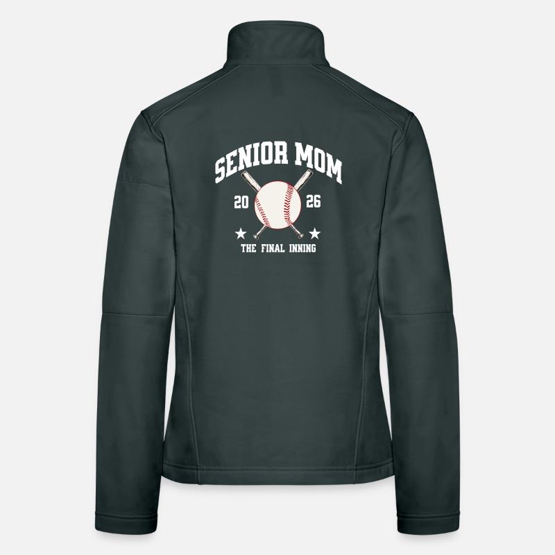 Senior Mom Final Inning 2026 Frauen Softshelljacke