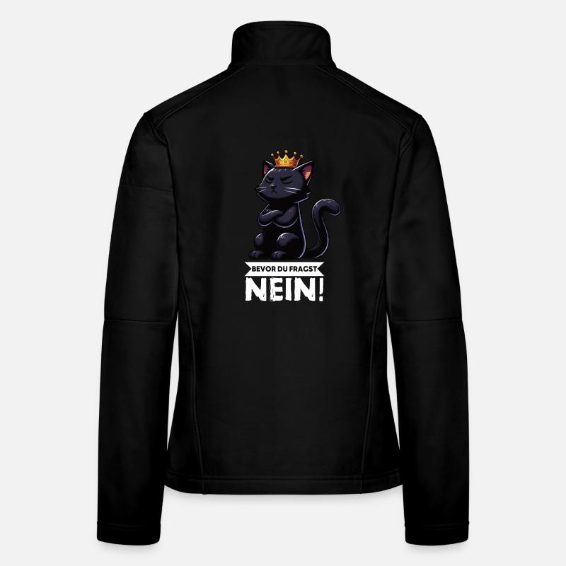Avant que tu ne demandes Pas de chats Chats Amateur des chats Veste en tissu softshell Femme