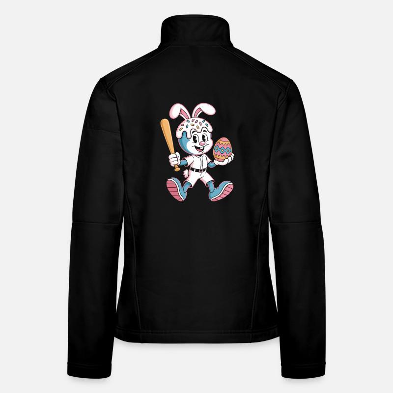 Hoppelhase mit Osterei Frauen Softshelljacke