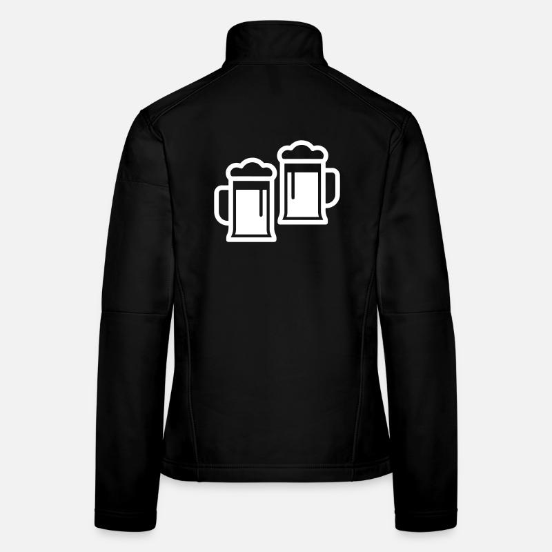 Chope à bière Veste en tissu softshell Femme