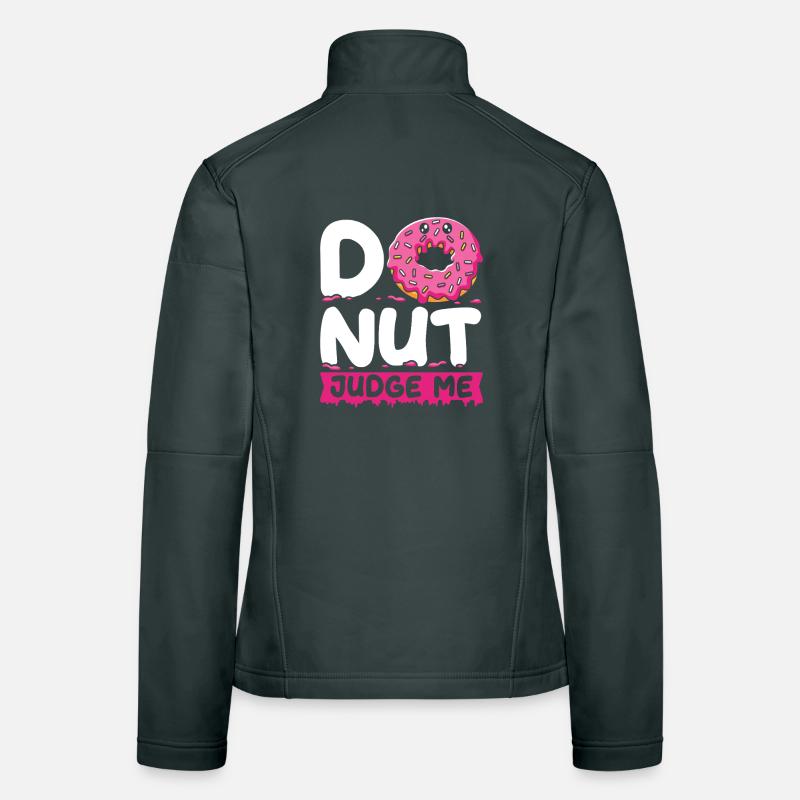 Restauration rapide en donuts Veste en tissu softshell Femme